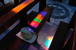 I met her in church Santorini